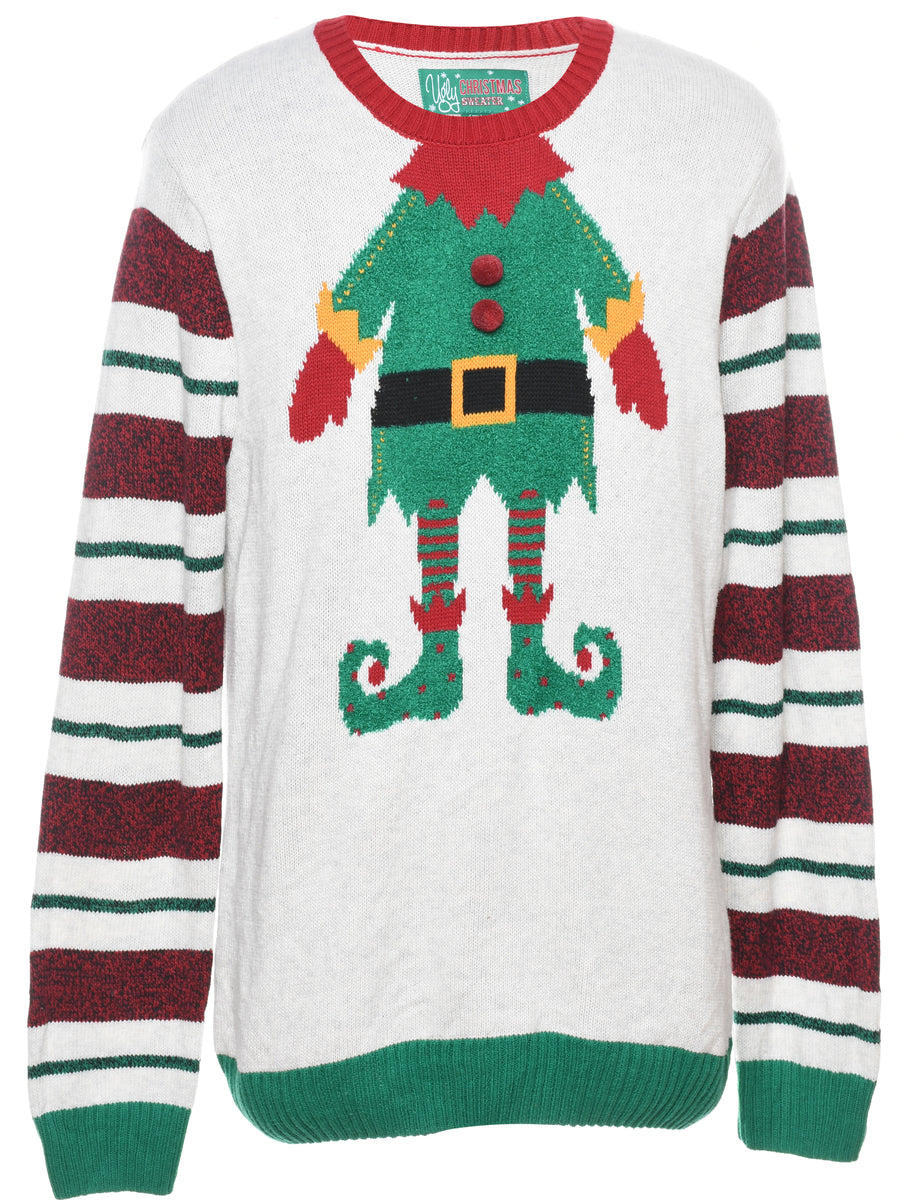 Festive Season Christmas Jumper - M