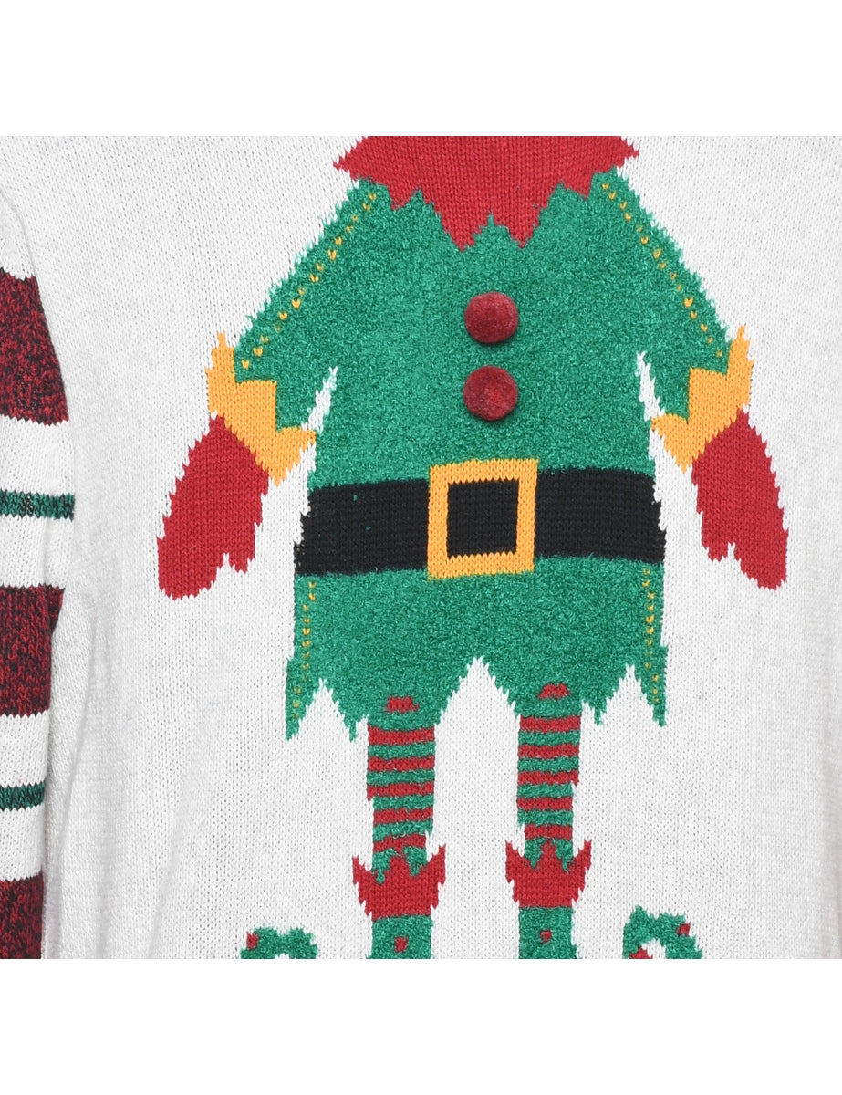 Festive Season Christmas Jumper - M